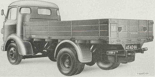 Truck, Cargo, 3-ton, 4x2, Karrier Bantam FAH398 from rear