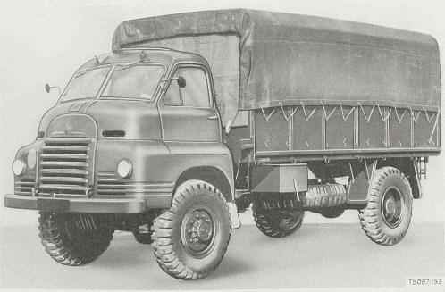 Truck, Cargo, 3-ton, 4x4, Bedford RL