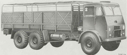 Truck, Cargo, 10-ton, 6x4, Leyland 19H/1