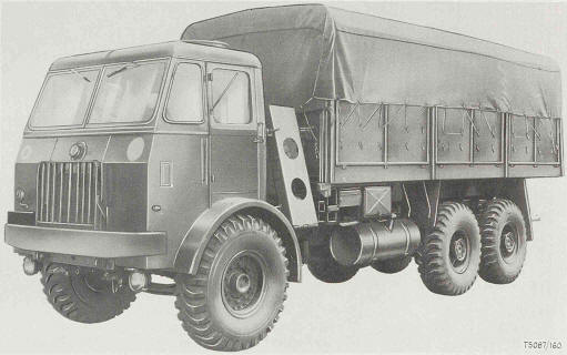 Truck, Cargo, 10-ton, 6x4, Leyland 19H/1
