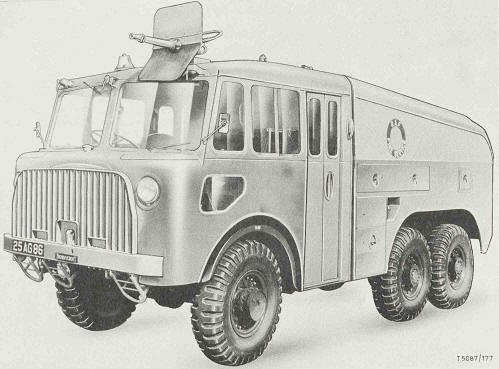 Truck, Fire Fighting, Water/Foam, DP Mark 2, 6x6, with monitor, Thorneycroft TFA/B81