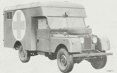 Ambulance, 2/1-Stretcher, 4x4, Rover 4