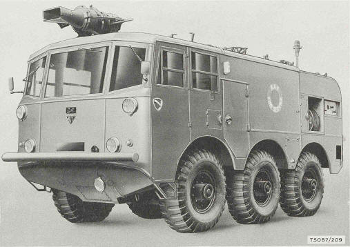 Truck, Fire Fighting, Foam, Mark 6B, 6C and 6D, 6x6, Alvis