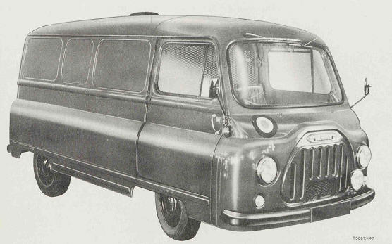 Van, 4x2, Security, small, Morris J2