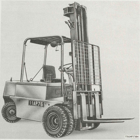 Truck, Lift, Fork, diesel, 6000/20/9, Coventry Climax, model WUTFF/461/1