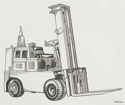 Truck, Lift, Fork, diesel, 6000/20/12, Conveyancer TC6PD