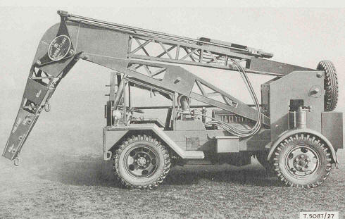 Crane, Wheel Mounted, 3-ton, Non-slewing, 4x2, Taylor Mk 1