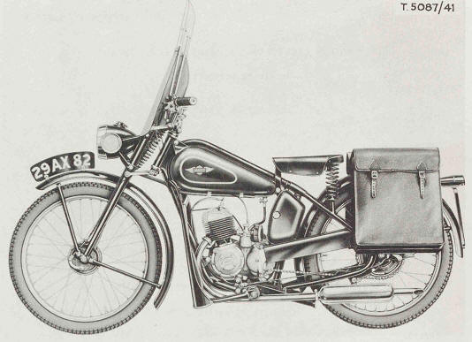Motor Cycle, 98cc, James Comet J10