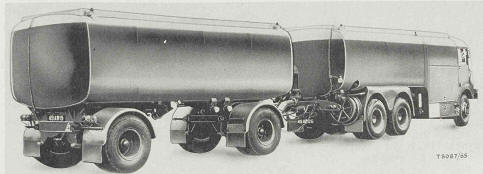 Truck, Fuel Servicing, Aircraft, 10-ton, 6x4, 3,500-gallon, Air Transportable, AEC 0859 from rear