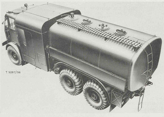 Truck, Fuel Servicing, Aircraft, 10-ton, 6x4, Leyland 19H/1E, (Avtur/Avtag, Pressure 500-gal/min)