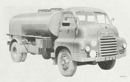 Truck, Tanker, Water, Aircraft, Replenishment, 600-gal, 7-ton, 4x2, Bedford SLC