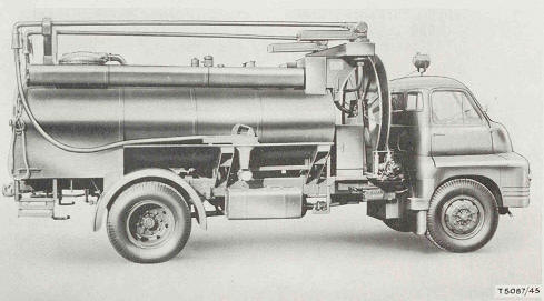 Truck, Fuel Servicing, Aircraft, 7-ton, 4x2, 950-gallon, Bedford SH (Avtur/Avtag, boom type, pressure/open line )