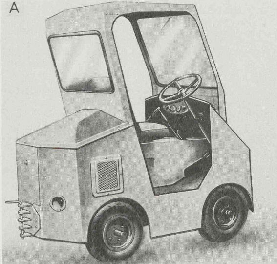 Tractor, Wheeled, Industrial, Baggage Handling, 10-ton, 4x2, Reliance Cub HDA with cab