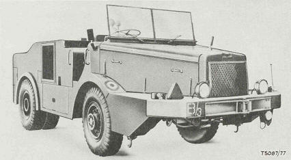 Tractor, Wheeled, Aircraft Towing Power Servicing, Heavy, 20,000 lb, Sentinel Mk 1with or without winch from front