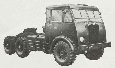 Tractor, Wheeled, Semi-Trailer, 10-ton, 6x4, Thorneycroft