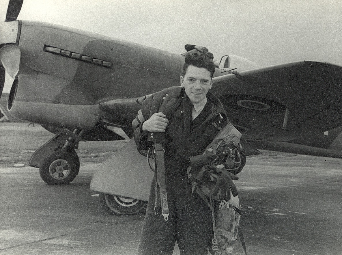 Gilbert Wild whilst serving with No 501 Squadron - 1944