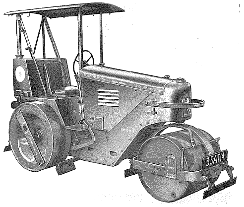 Aveling-Barford 2 ton road roller, Model GFX