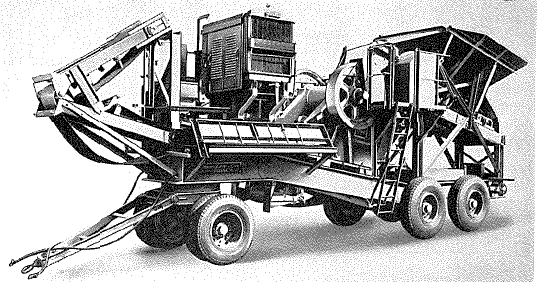 Goodwin Barsby, crushing plant, 25/40 TPH, Model 'Goliath' (Primary plant) - travelling position