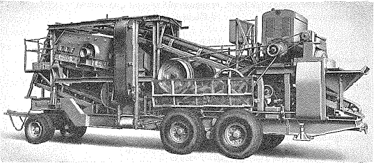 Goodwin Barsby, crushing plant, 25/40 TPH, Model 'Goliath' (Secondary plant) - travelling position