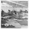 71 Squadron Hunters in the Hanger