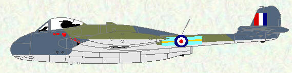 Venom FB Mk 4 of No 208 Squadron